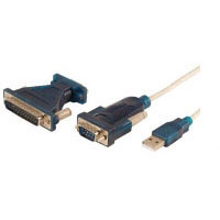 Logilink Adapter USB 2.0 to serial 9+25 pin (UA0042)